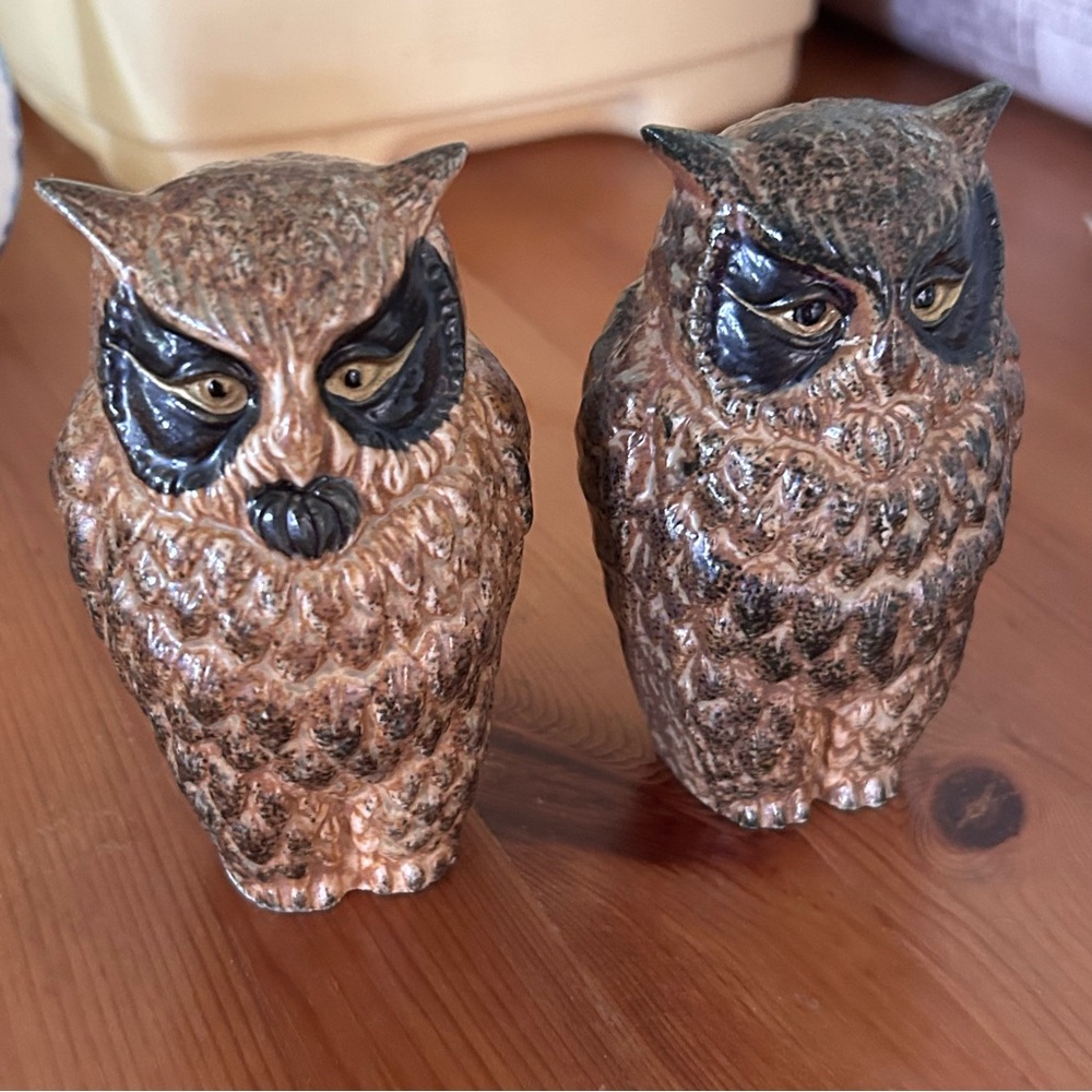Vintage Owl Figurines